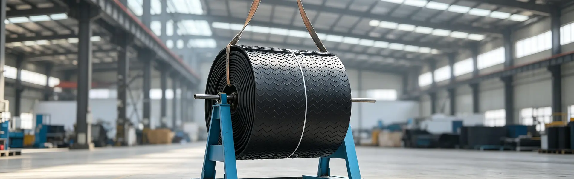 Sabuk Konveyor Bermotif